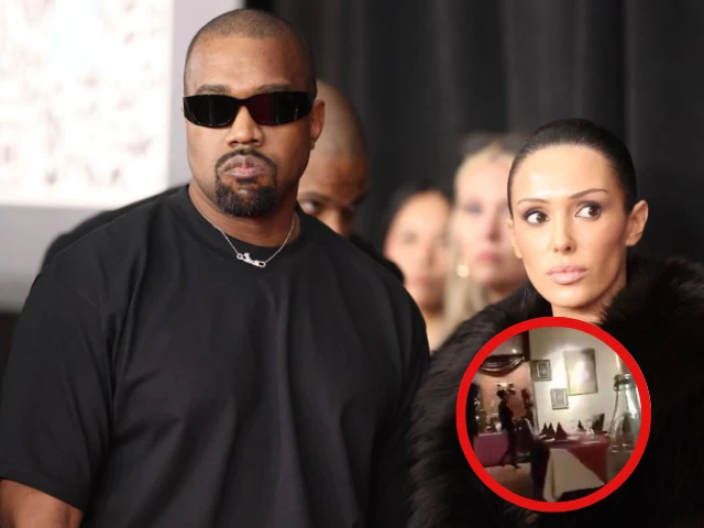 Side-by-side: Bianca at April 18 dinner with Kanye versus April 22 solo clinic arrival