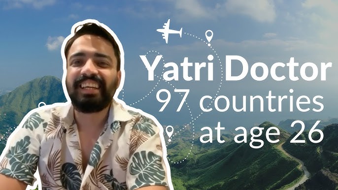 Navankur Chaudhary (Yatri Doctor) in Antarctica with the Indian flag